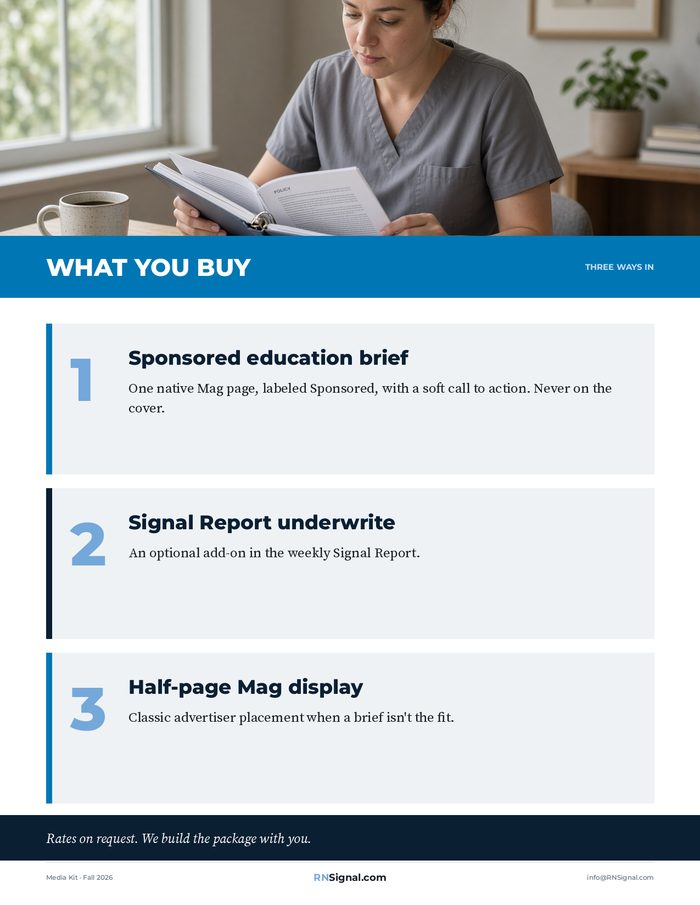 Media kit: what you buy